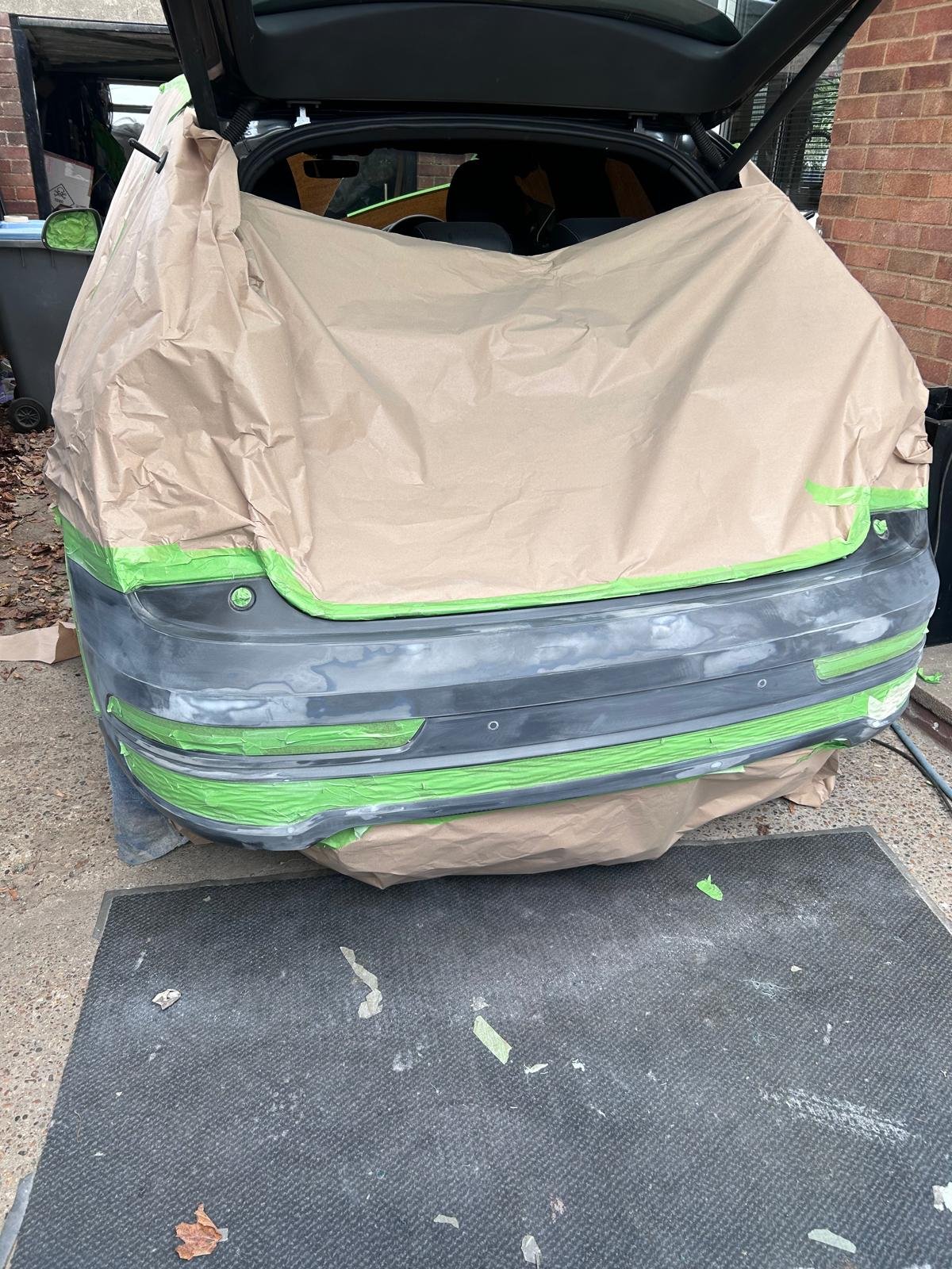 After repair finish near Diss